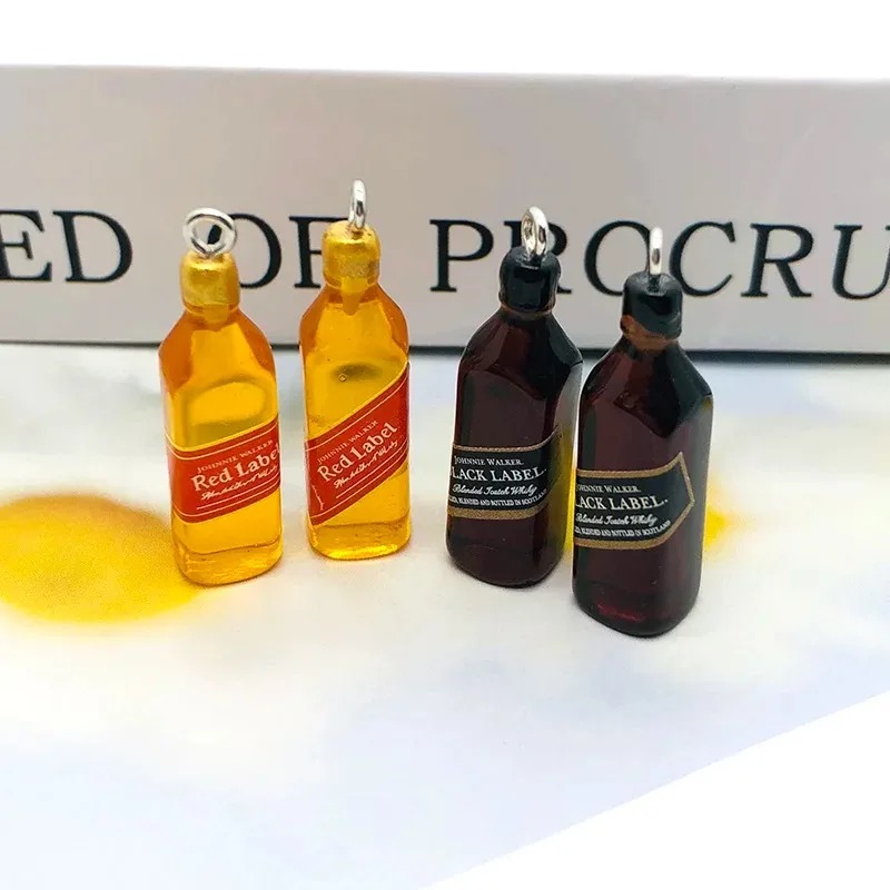 Resin Art Love - 10Pcs Tiny Wine Bar Bottle Resin