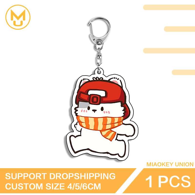 Cute Run Bear Eye Catching Edg - Resin Art Design Keychain review and price