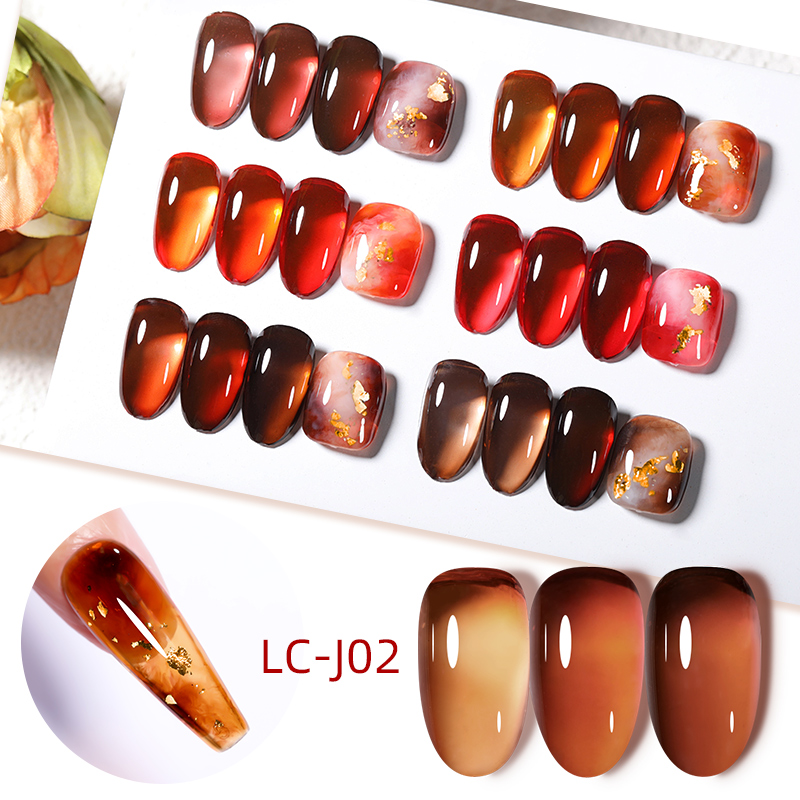 LILYCUTE 7ML Jelly Amber Gel N - Resin Art Varnish review and price