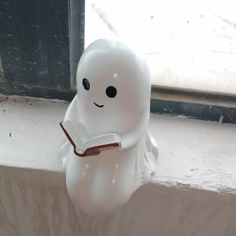 New Cute Ghost Reading Book La - Resin Art Book review and price