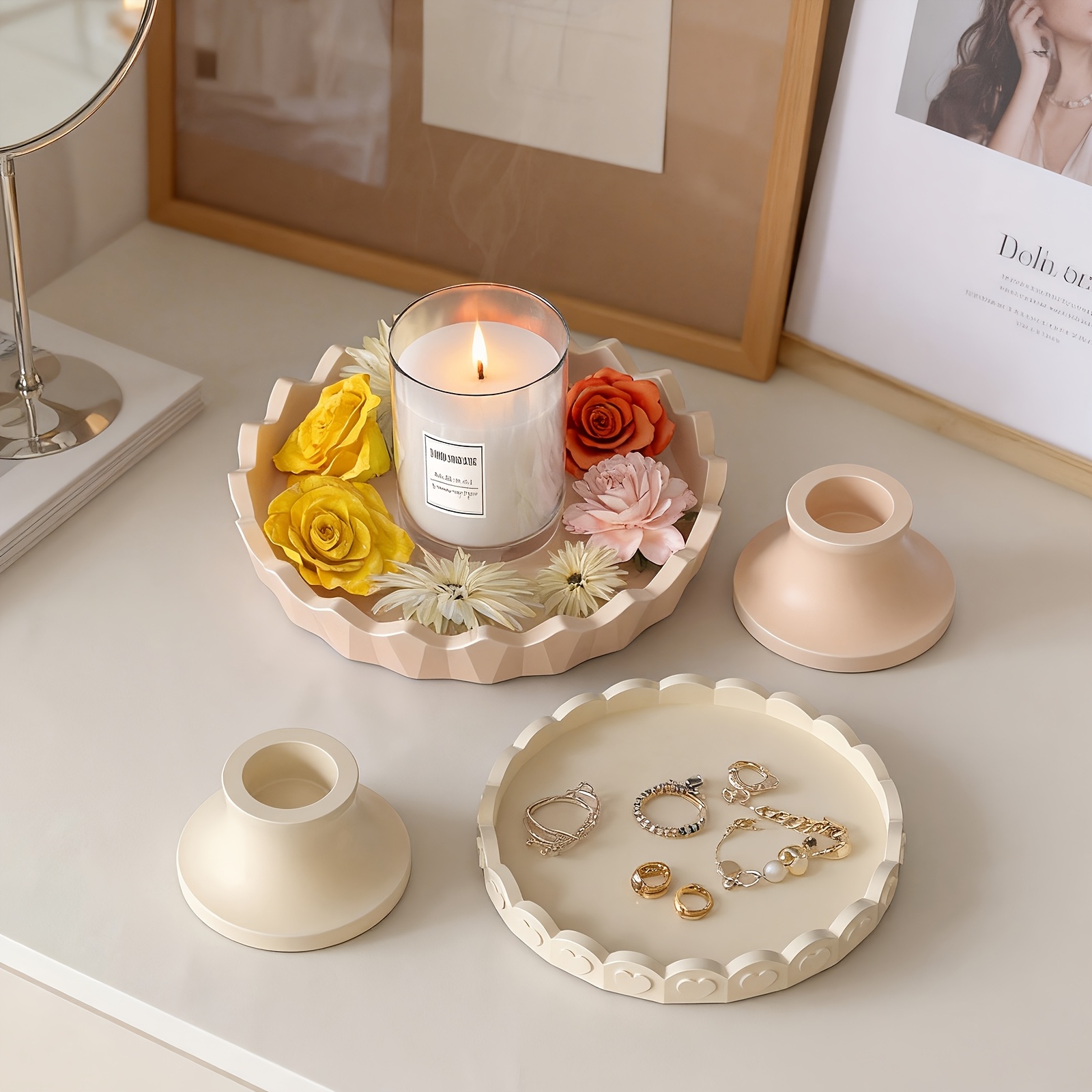 2pcs Silicone Tray Mold Set, R - Resin Art Jewellery review and price