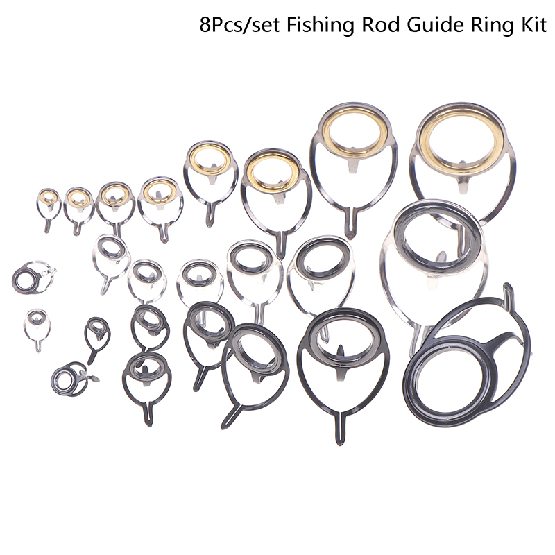 8Pcs Fishing Tackle Stainless  - Epoxy Resin Ab review and price
