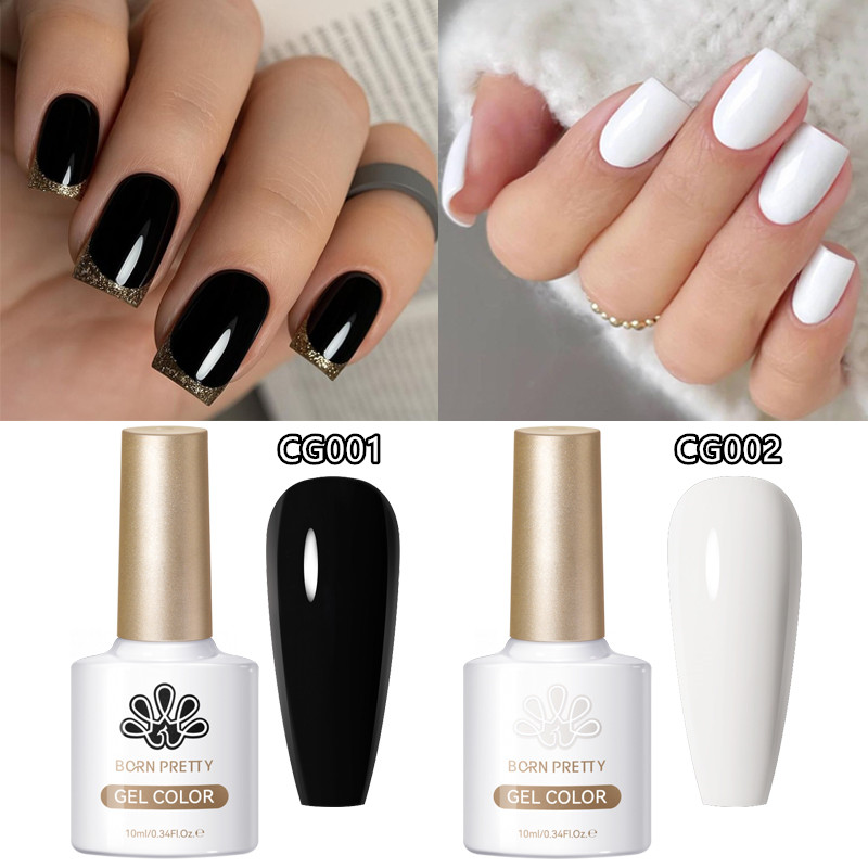BORN PRETTY 2Pcs Black White G - Resin Art Varnish review and price