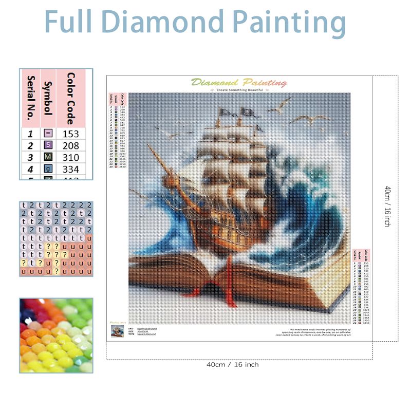 SDOYUNO Diy Diamond Mosaic Boo - Resin Art Book review and price
