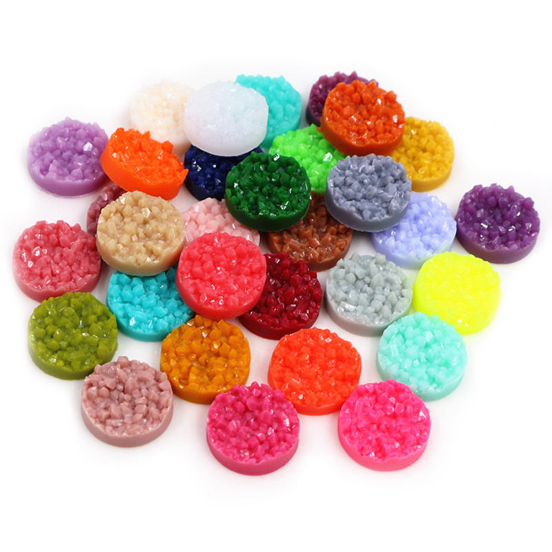 40pcs Resin Druzy Cabochons Do - Resin Art Love review and price