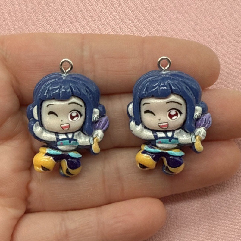 10pcs resin cartoon pendant, D - Resin Art Love review and price
