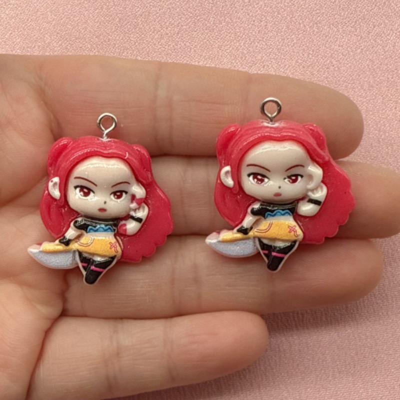 10pcs resin cartoon pendant, D - Resin Art Love review and price