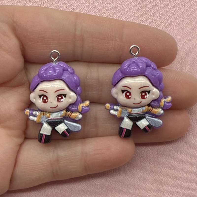 10pcs resin cartoon pendant, D - Resin Art Love review and price