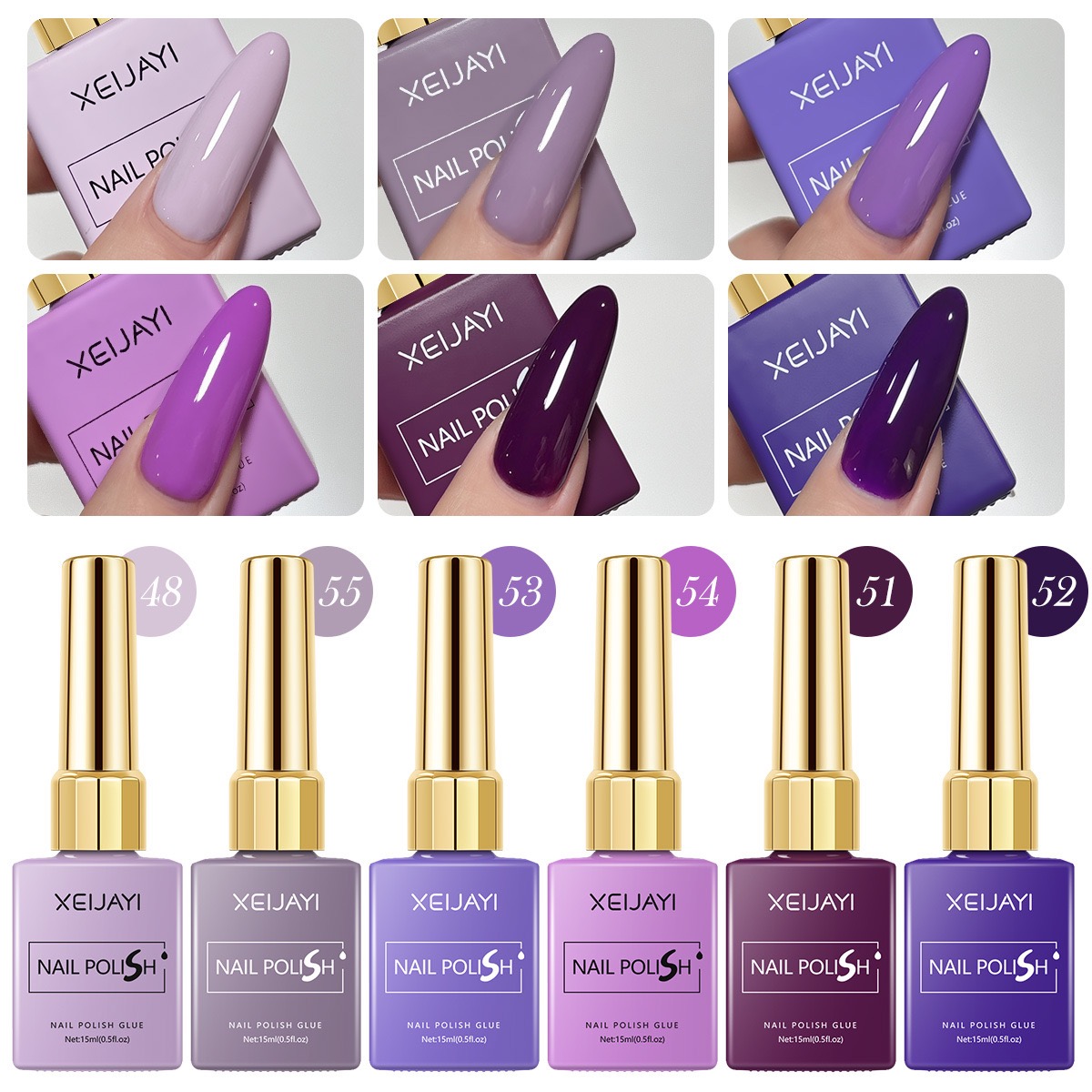 6PCS/SET 15ml Gel Nail Polish  - Resin Art Varnish review and price