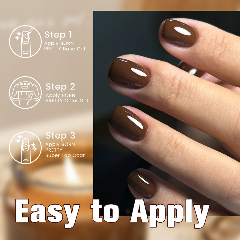 BORN PRETTY 10ml Coffee Color  - Resin Art Varnish review and price