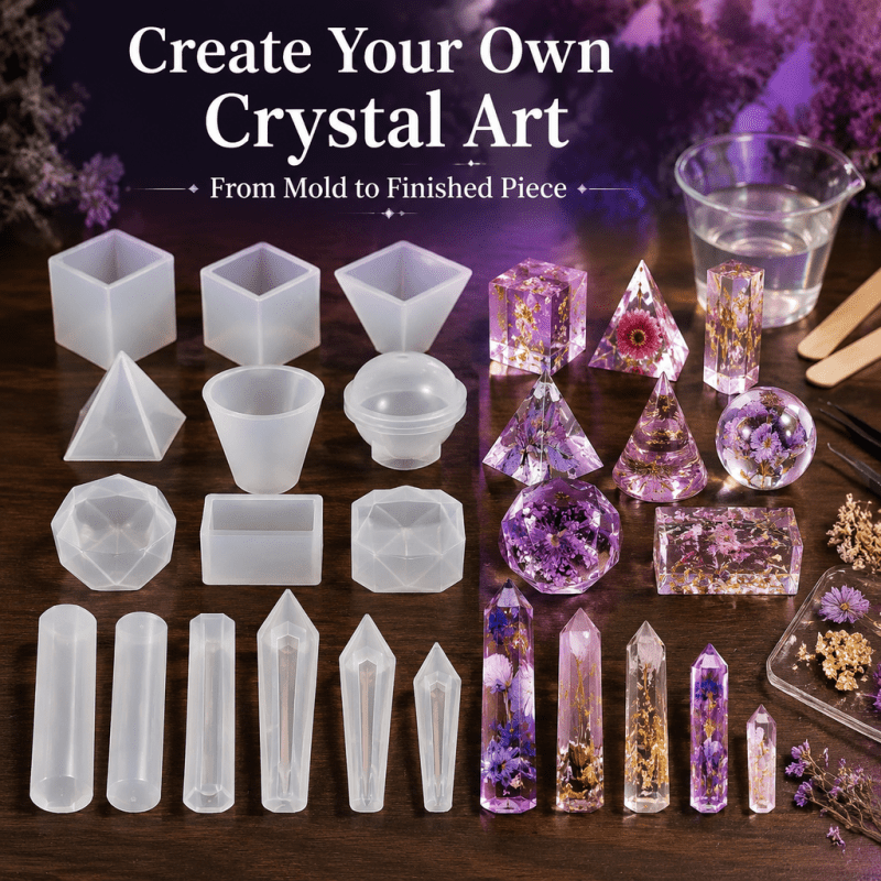 15pcs Crystal Resin Silicone M - Resin Art Jewellery review and price