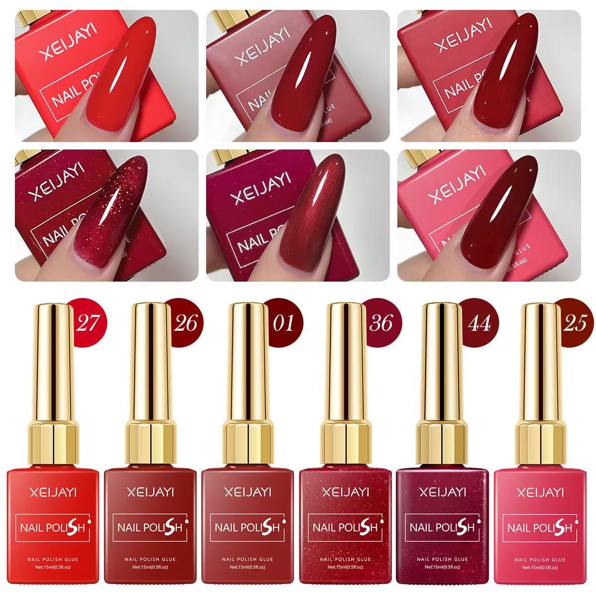 15ml Gel Nail Polish 6 Colors  - Resin Art Varnish review and price