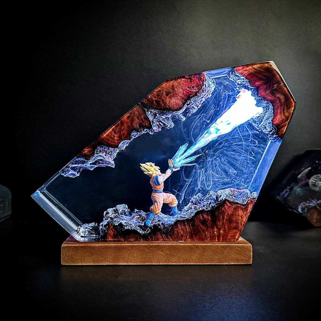 Goku Kamehameha Epoxy Resin LE - Resin Art Goku review and price