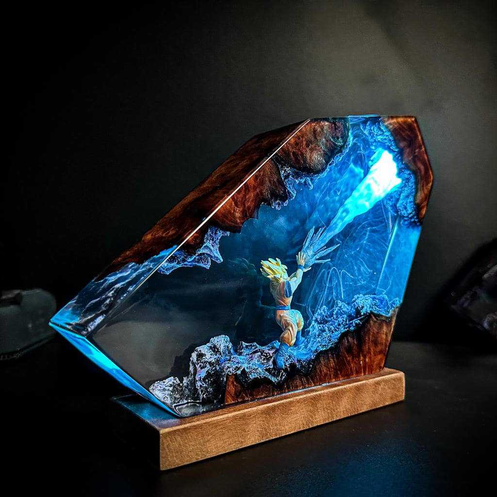 Goku Kamehameha Epoxy Resin LE - Resin Art Goku review and price