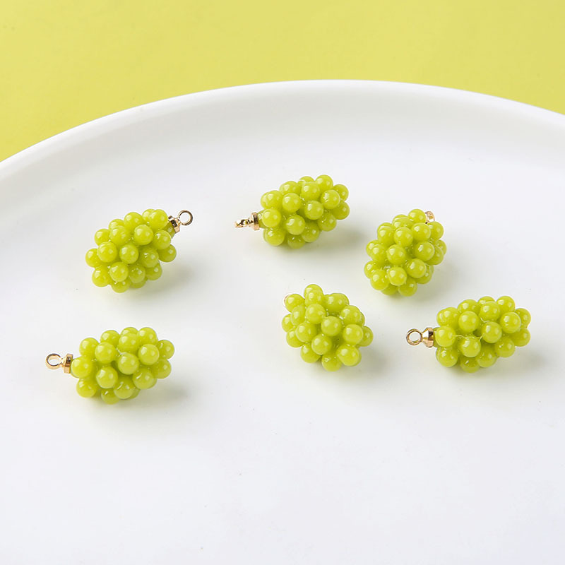 6pcs Cute Little Grapes Resin  - Resin Art Love review and price
