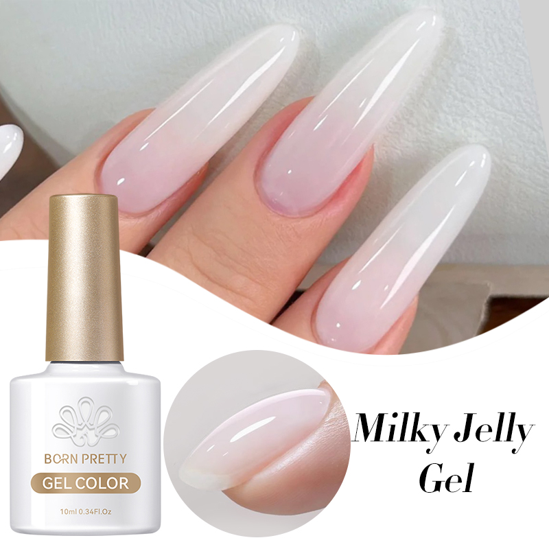 BORN PRETTY 10ml Milky Jelly W - Resin Art Varnish review and price