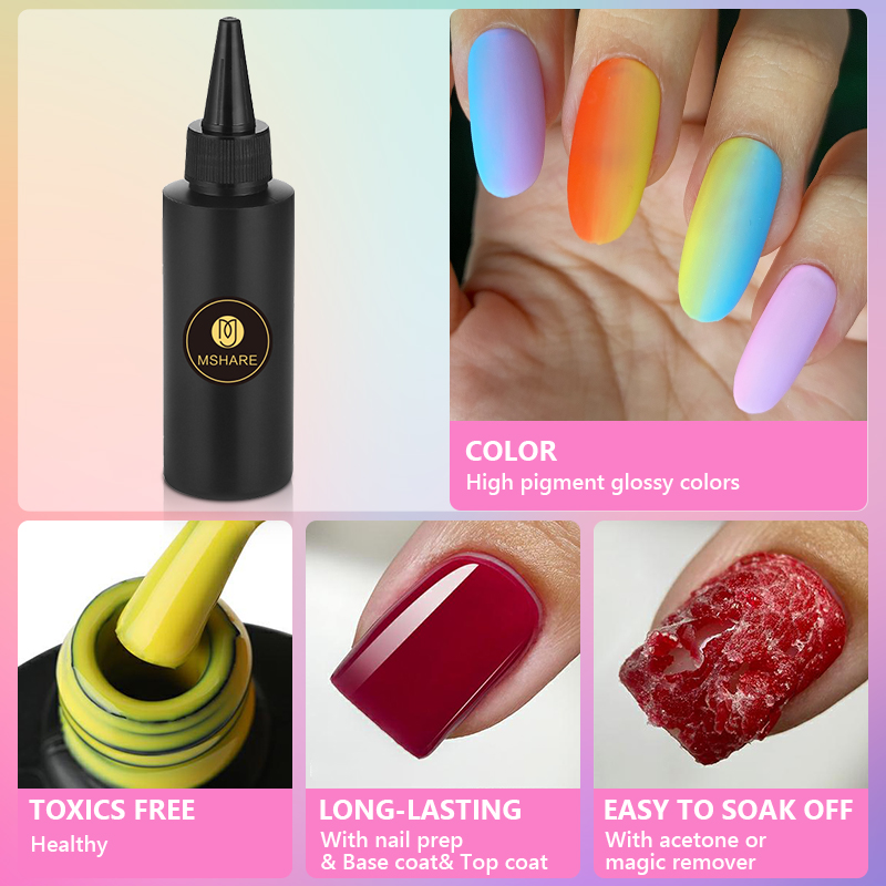 MSHARE 100ML Nail Gel Polish S - Resin Art Varnish review and price