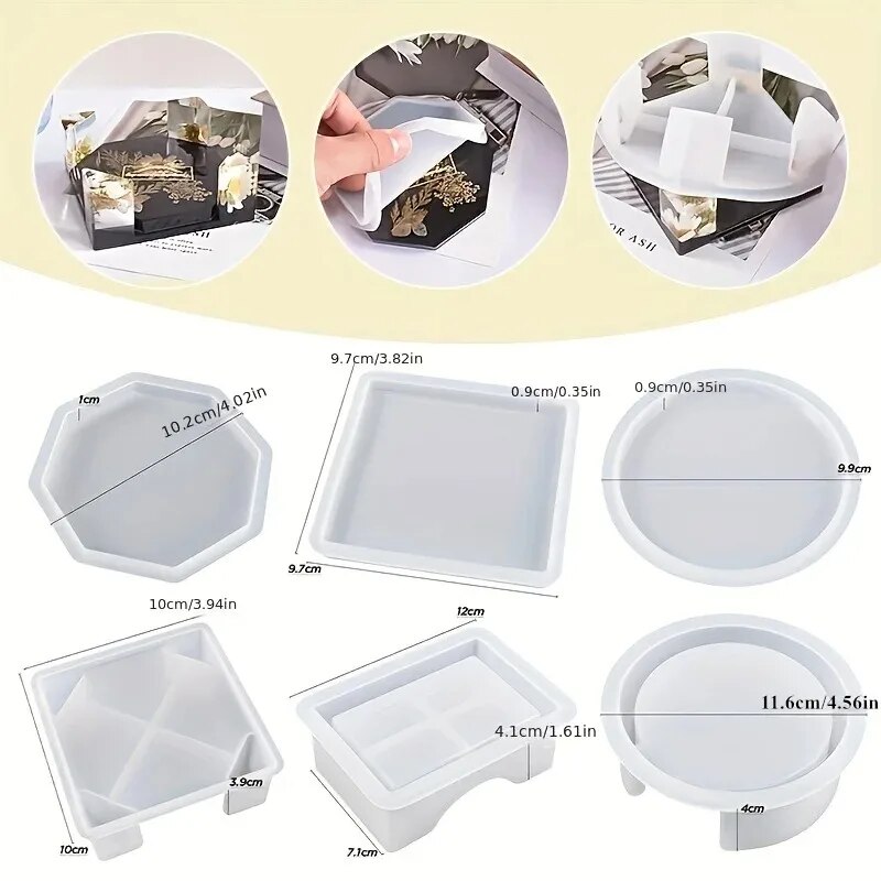 Coaster Resin Molds Set Includ - Resin Art Jewellery review and price