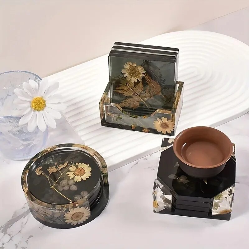 Coaster Resin Molds Set Includ - Resin Art Jewellery review and price