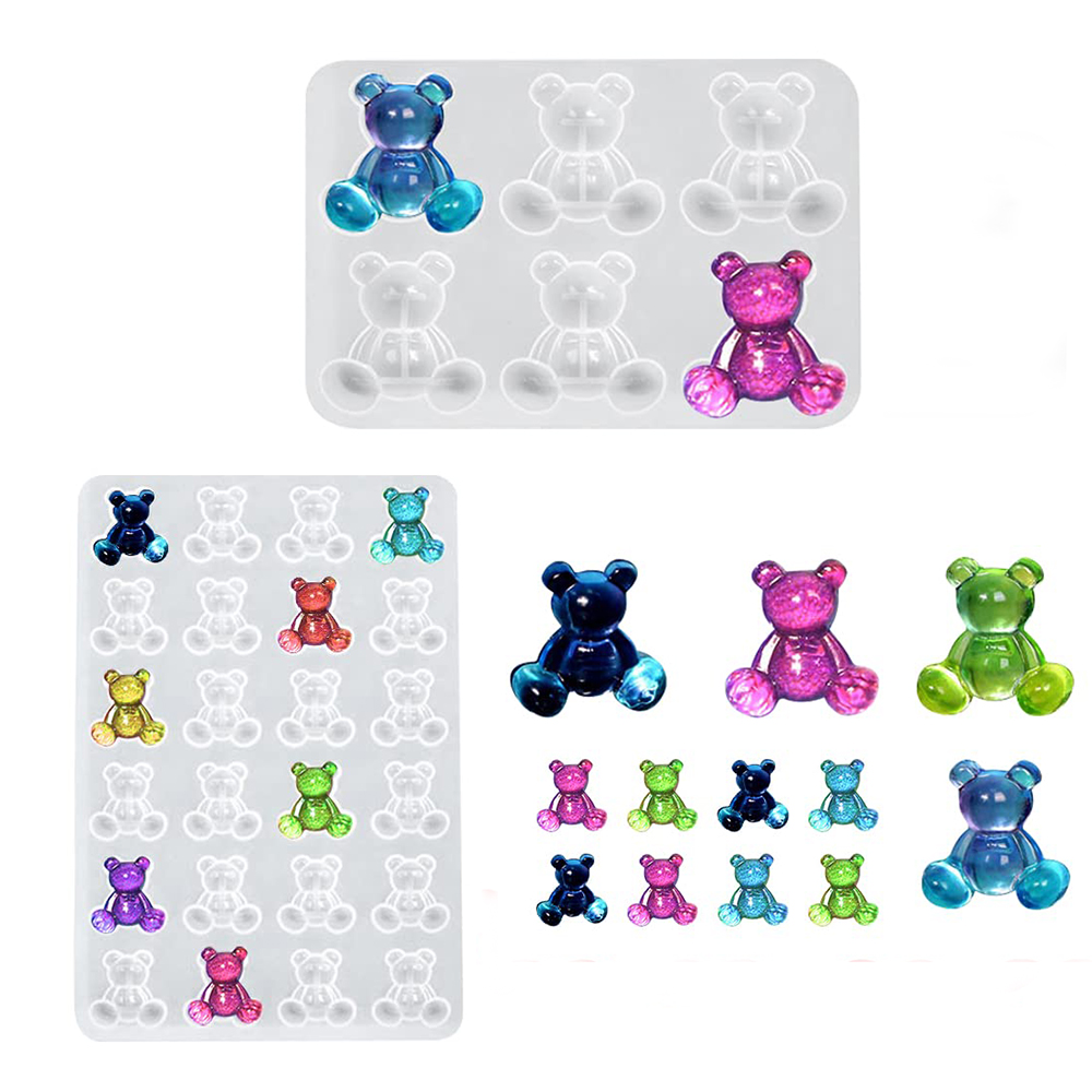 Crystal Bear Resin Silicone Mo - Resin Art Jewellery review and price