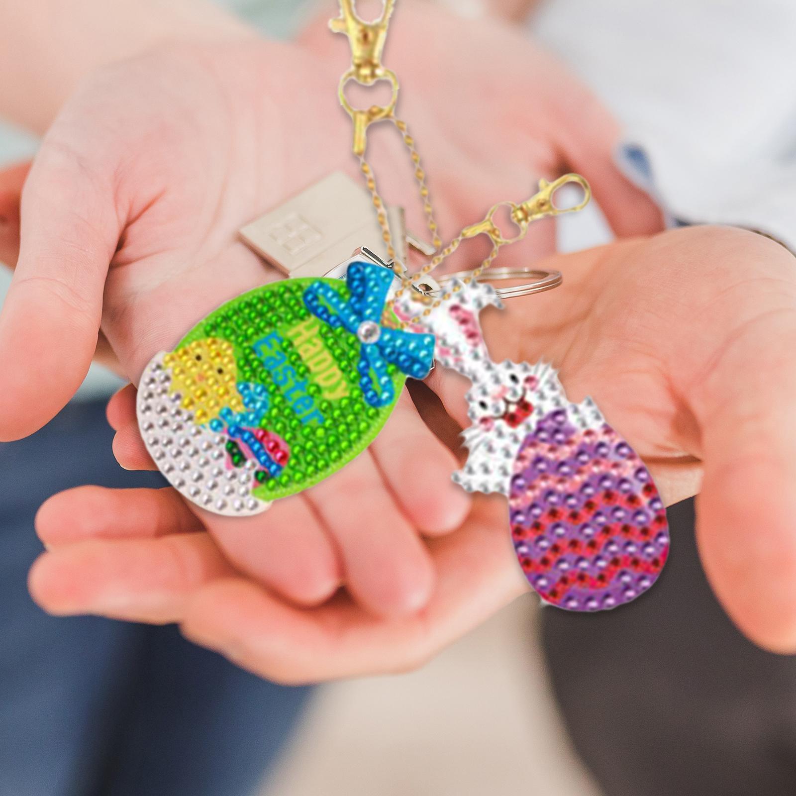 DIY Diamond Painting Keychain  - Resin Art Design Keychain review and price