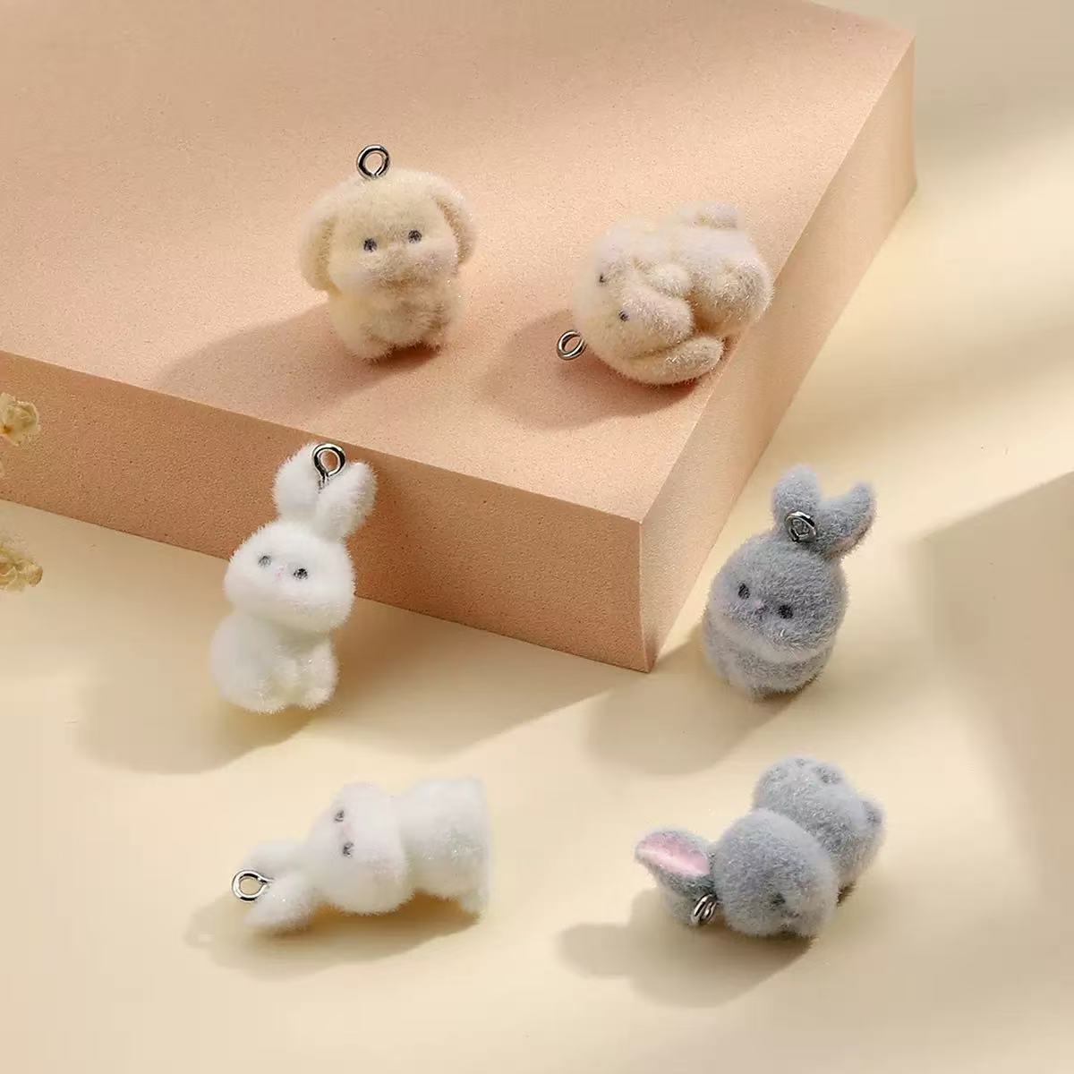 10pcs Flocking Little Rabbit R - Resin Art Love review and price