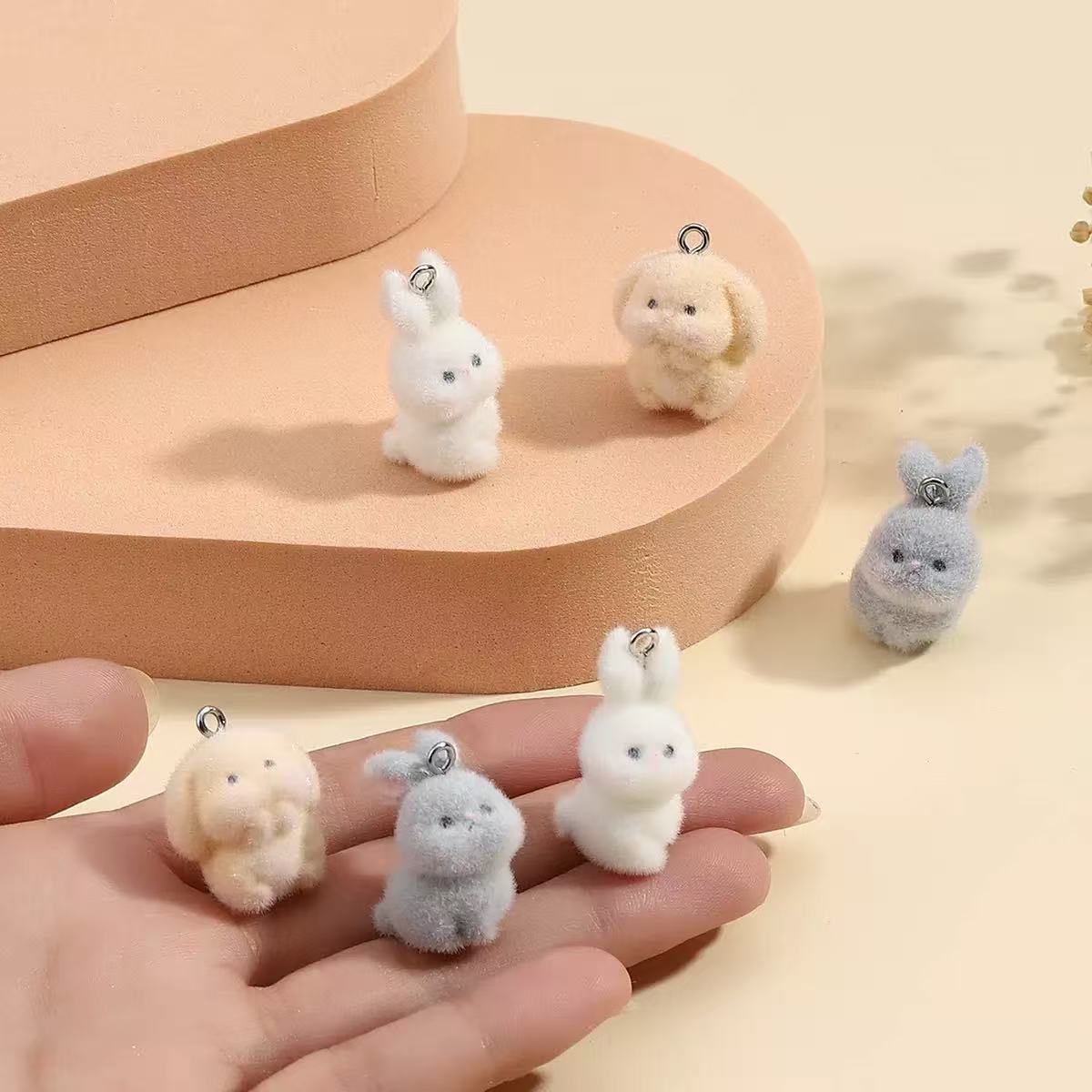 10pcs Flocking Little Rabbit R - Resin Art Love review and price