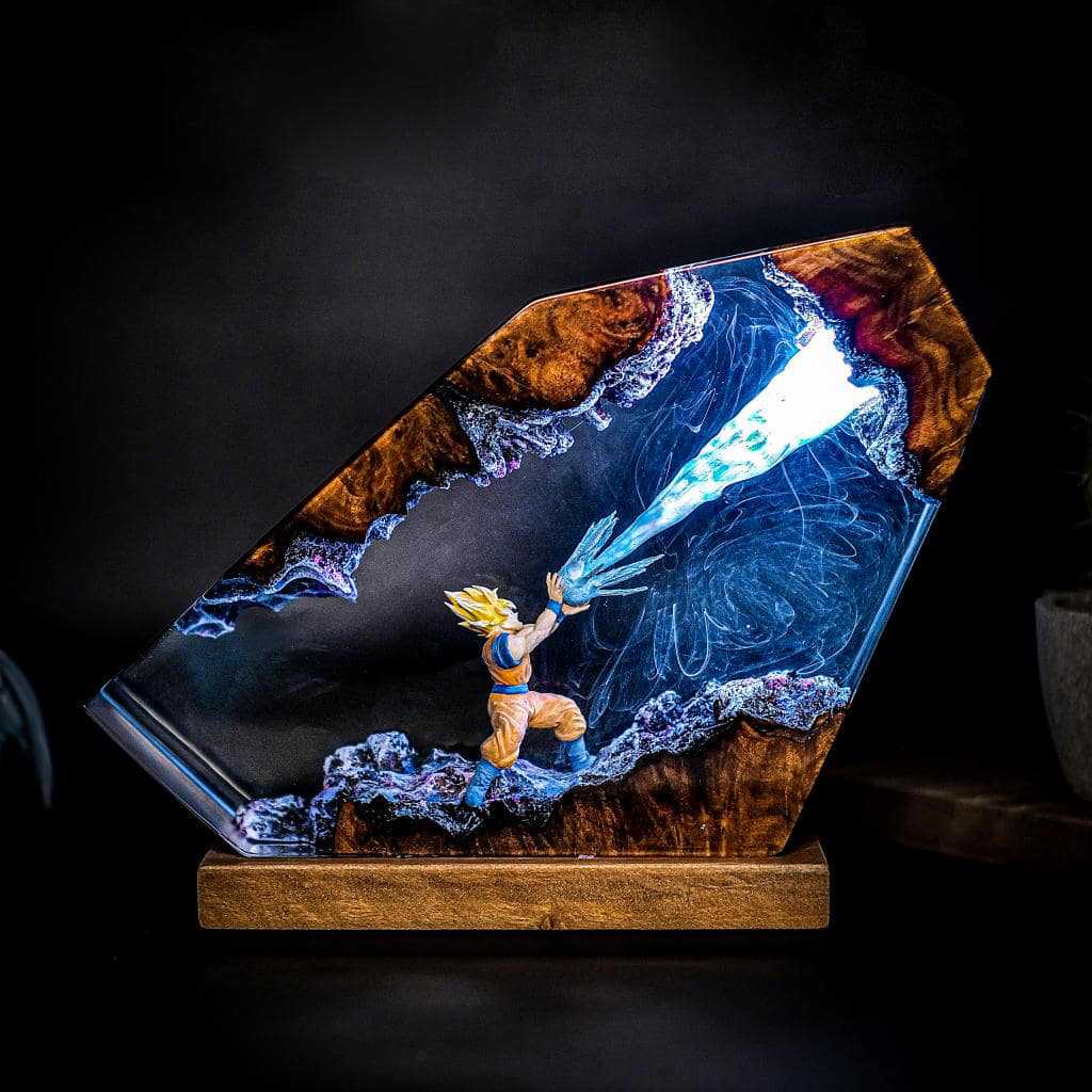 Goku Kamehameha Epoxy Resin LE - Resin Art Goku review and price