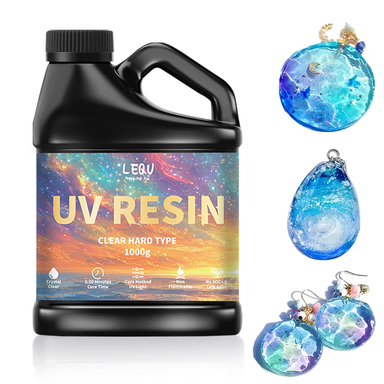 100/200/500/1000g UV Epoxy Res - Resin Art Jewellery review and price