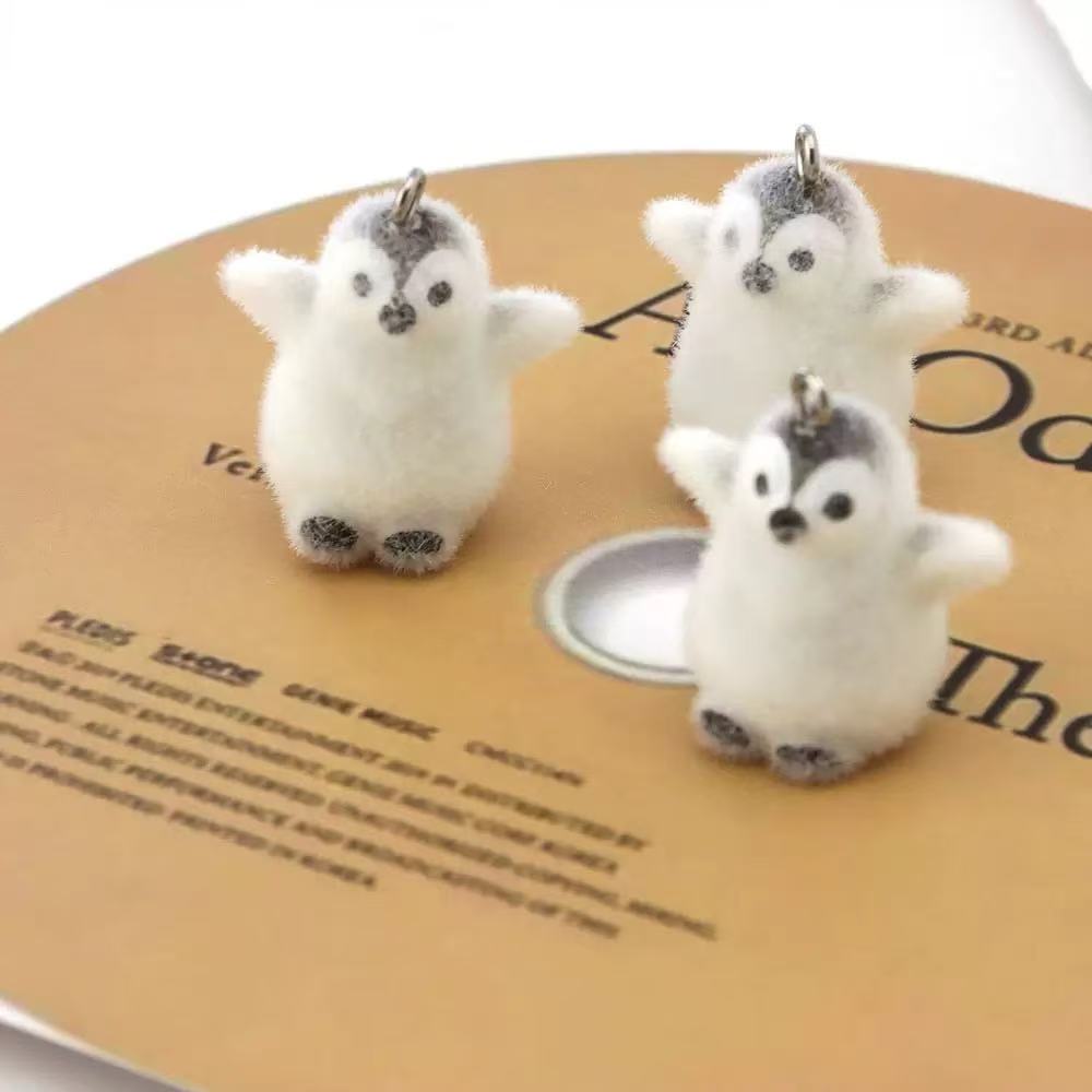 5pcs Flocking Small Penguin Re - Resin Art Love review and price