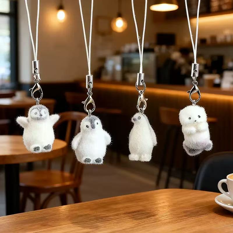 5pcs Flocking Small Penguin Re - Resin Art Love review and price