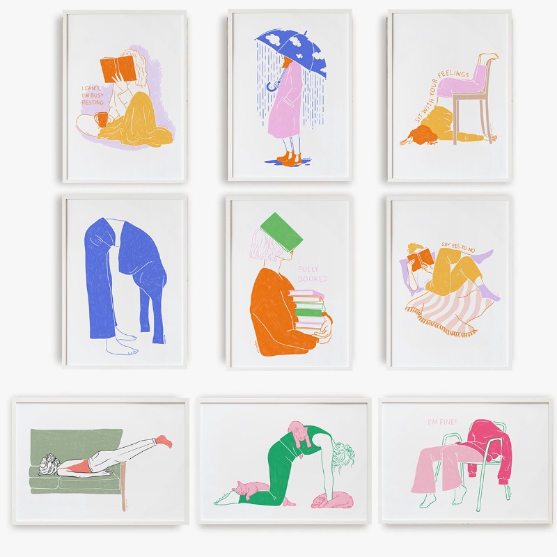 Modern Minimalist Line Girl Il - Resin Art Book review and price