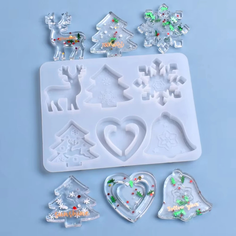 Christmas Mold DIY Resin Cryst - Resin Art Jewellery review and price